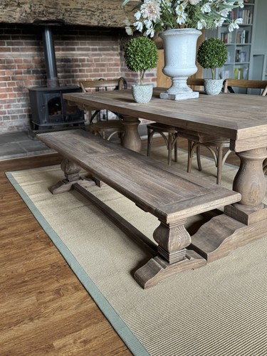 Reclaimed elm large dining - elm,