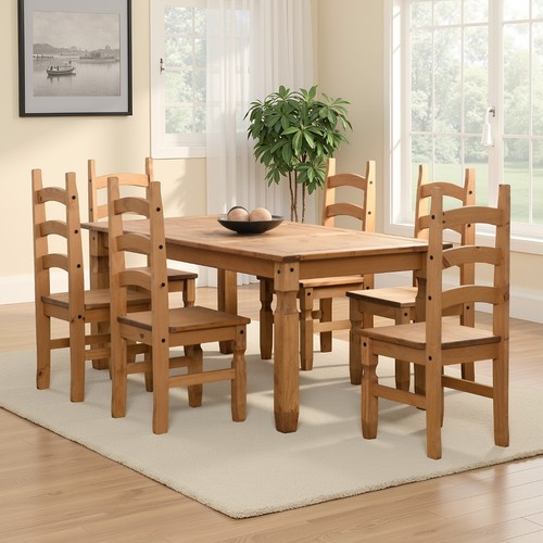 Corona dining set - 6', chairs