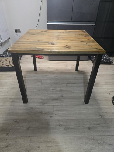 Rustic industrial solid wood