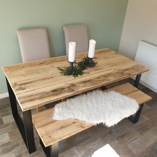 Industrial dining table - dining,