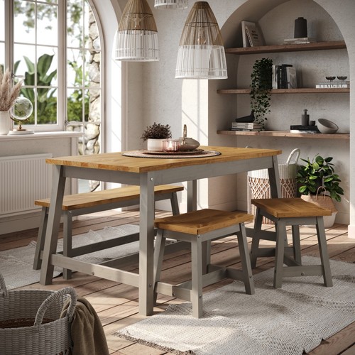 Corona live edge dining table - edge,