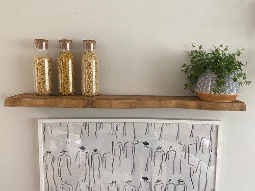 Rustic angled live edge solid - rustic,