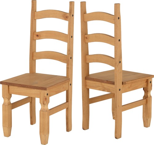 Corona dining chair pair - dining, (x2