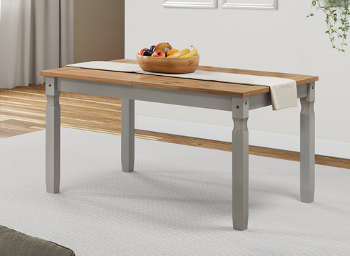 Corona dining table - table, grey
