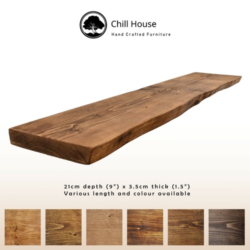 Rustic waney edge live - edge,