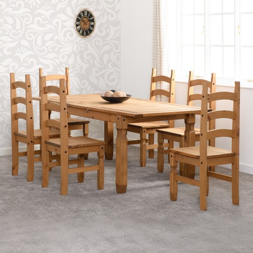Corona extending dining set - dining, x6