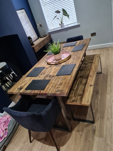 Handmade rustic dining - handmade, table