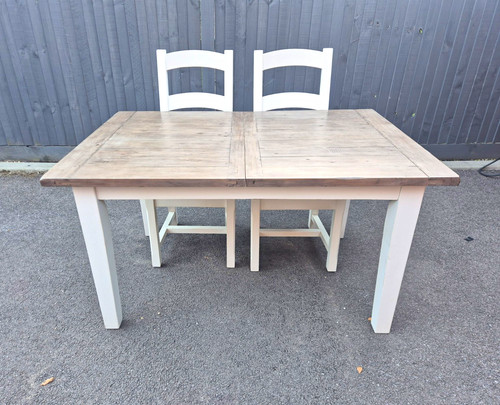 Dining table and chairs - and, 4